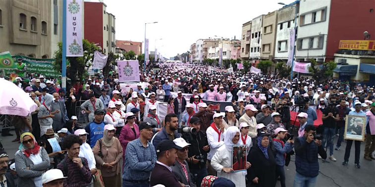 الأخ النعم ميارة : الهدف الأساس للاتحاد العام هو الدفاع عن مطالب الطبقة الشغيلة في العدالة والعيش الكريم الأخ النعم ميارة : الهدف الأساس للاتحاد العام هو الدفاع عن مطالب الطبقة الشغيلة في العدالة والعيش الكريم