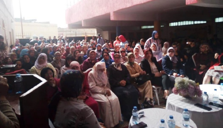 الأخت خديجة الزومي تترأس أشغال المؤتمر الاقليمي لمنظمة المرأة الاستقلالية بتازة