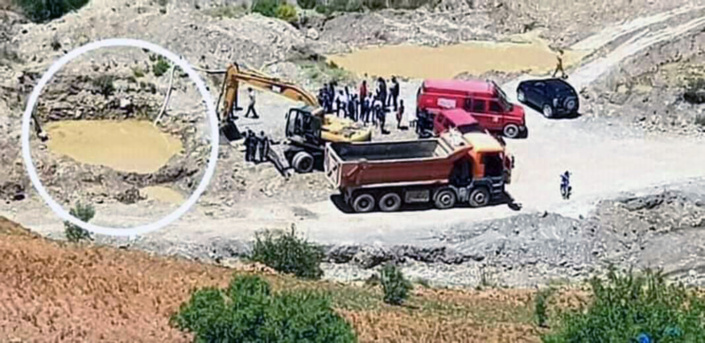 المواطنون بتارجيست يطالبون بفتح  تحقيق عاجل حول وفاة طفل  بمقلع رملي عشوائي