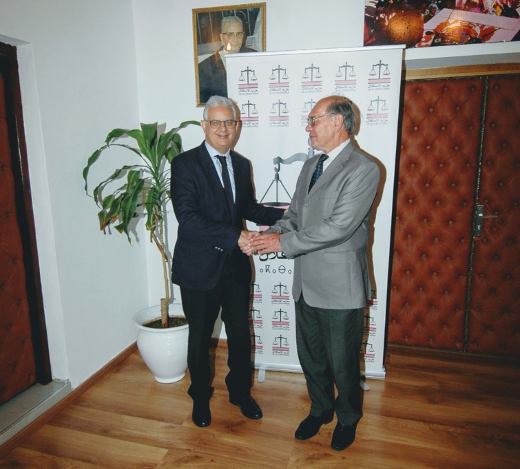 الأخ نزار بركة يستقبل السفير المفوض فوق العادة لفيدرالية روسيا الاتحادية بالمغرب الأخ نزار بركة يستقبل السفير المفوض فوق العادة لفيدرالية روسيا الاتحادية بالمغرب