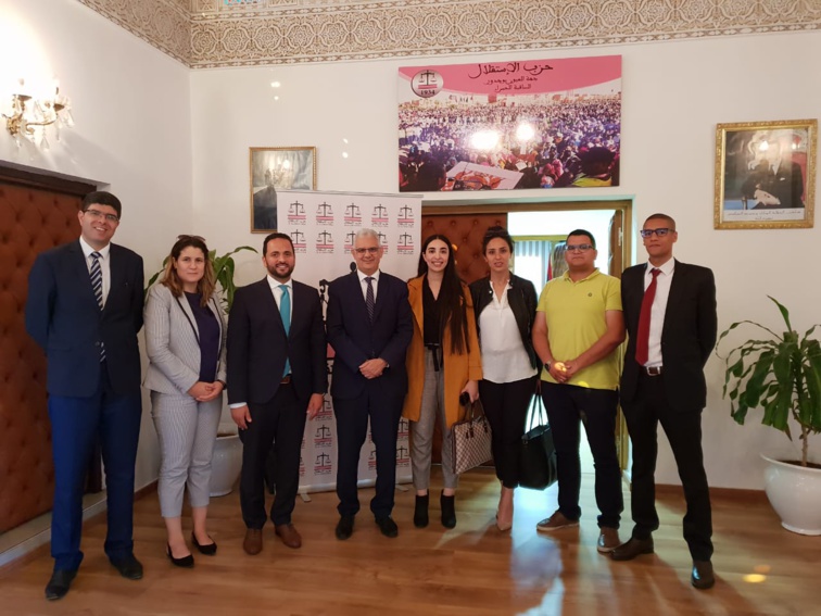 الأخ نزار بركة يستقبل رئيس وأعضاء حكومة الشباب المغربية