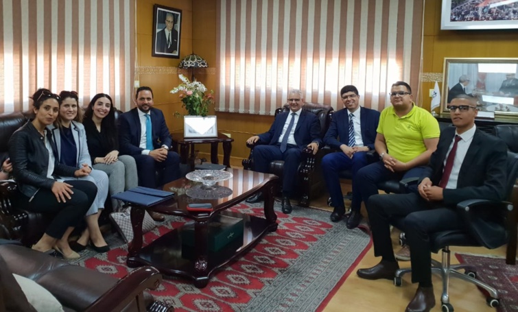 الأخ نزار بركة يستقبل رئيس وأعضاء حكومة الشباب المغربية