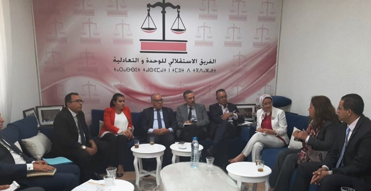 الجمعية المغربية للمحاسبين العموميين والائتلاف الوطني للمحاسبين المستقلين في ضيافة الفريق الاستقلالي