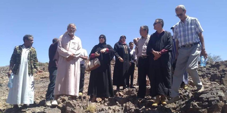 وفد عن حزب الاستقلال برئاسة الأخت زينب قيوح يقوم بزيارة لعائلات وأسر ضحايا "فاجعة تارودانت"