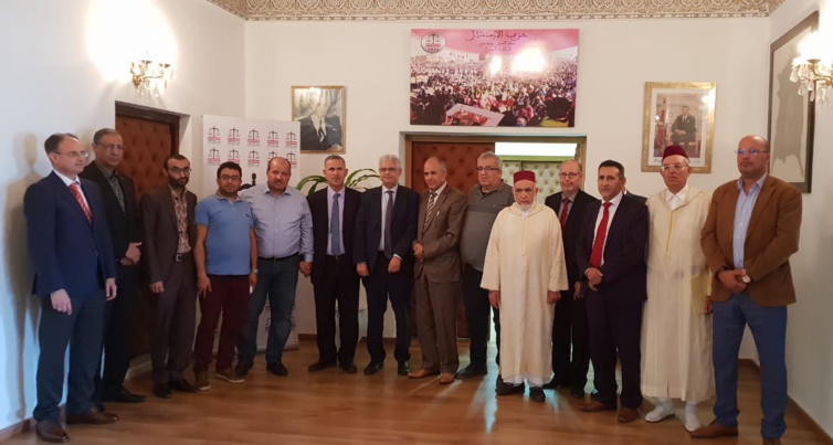 الأخ نزار بركة الأمين العام لحزب الاستقلال يستقبل النقابة الوطنية لعدول المغرب