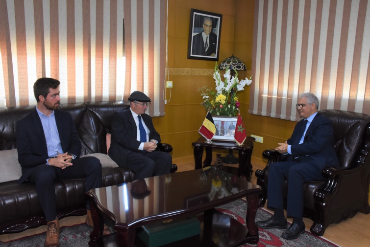 الأخ نزار بركة يستقبل السيد مارك ترينتسو سفير مملكة بلجيكا المعتمد بالمغرب الأخ نزار بركة يستقبل السيد مارك ترينتسو سفير مملكة بلجيكا المعتمد بالمغرب