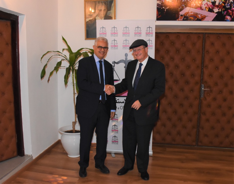 الأخ نزار بركة يستقبل السيد مارك ترينتسو سفير مملكة بلجيكا المعتمد بالمغرب الأخ نزار بركة يستقبل السيد مارك ترينتسو سفير مملكة بلجيكا المعتمد بالمغرب