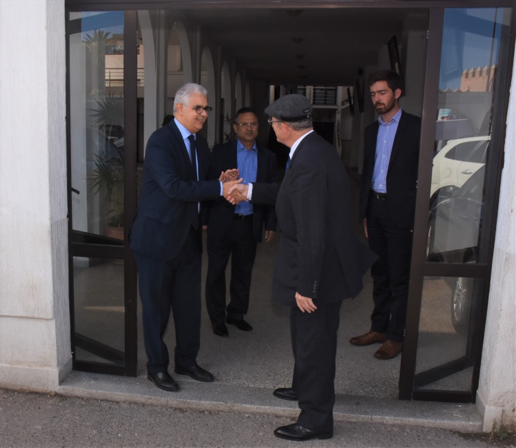 الأخ نزار بركة يستقبل السيد مارك ترينتسو سفير مملكة بلجيكا المعتمد بالمغرب