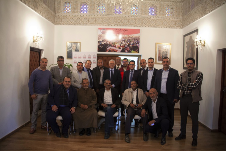 الأخ نزار بركة يستقبل مجموعة من رؤساء الهيئات والمنظمات الممثلة لقطاع النقل عبر الطرق والموانئ بالمغرب