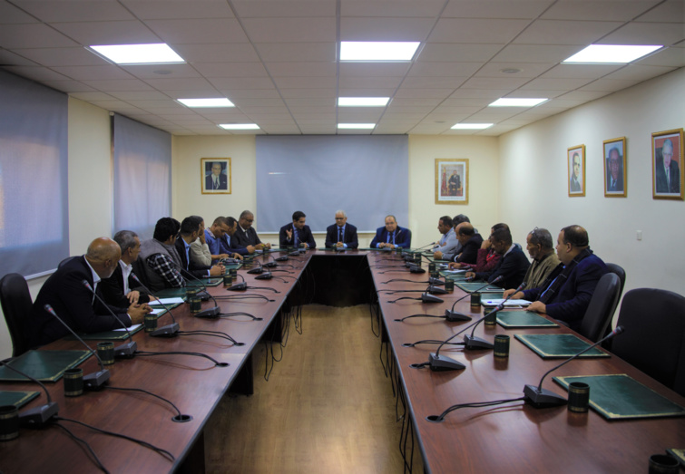 الأخ نزار بركة يستقبل مجموعة من رؤساء الهيئات والمنظمات الممثلة لقطاع النقل عبر الطرق والموانئ بالمغرب