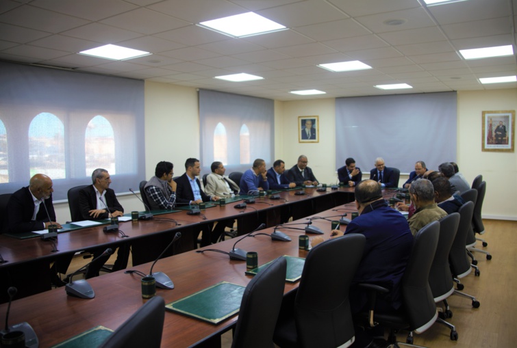 الأخ نزار بركة يستقبل مجموعة من رؤساء الهيئات والمنظمات الممثلة لقطاع النقل عبر الطرق والموانئ بالمغرب