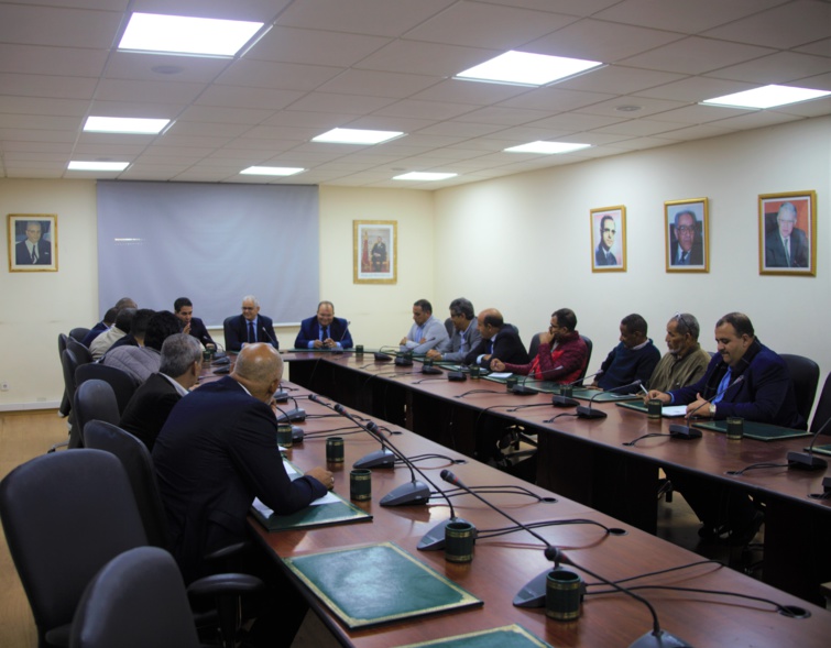 الأخ نزار بركة يستقبل مجموعة من رؤساء الهيئات والمنظمات الممثلة لقطاع النقل عبر الطرق والموانئ بالمغرب