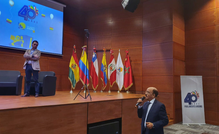 في كلمة للأخ أحمد الخريف بمناسبة  تخليد الذكرى الأربعين لتأسيس برلمان الأنديز  في كلمة للأخ أحمد الخريف بمناسبة  تخليد الذكرى الأربعين لتأسيس برلمان الأنديز