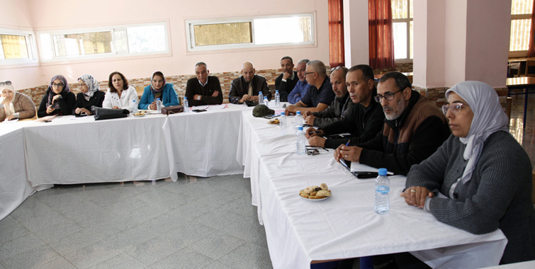 في الاجتماع المستعجل للمكتب التنفيذي للجامعة الوطنية لموظفي وزارة الشباب والرياضة  بأكادير في الاجتماع المستعجل للمكتب التنفيذي للجامعة الوطنية لموظفي وزارة الشباب والرياضة  بأكادير