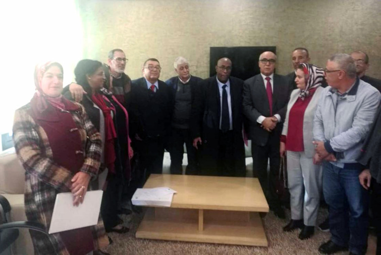 الفريق الاستقلالي بمجلس المستشارين في لقاء مع الجامعة الوطنية لموظفي الشباب والرياضة الفريق الاستقلالي بمجلس المستشارين في لقاء مع الجامعة الوطنية لموظفي الشباب والرياضة