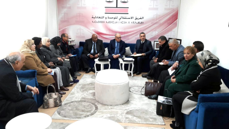 الفريق الاستقلالي بمجلس النواب يستقبل المكتب التنفيذي للجامعة الوطنية لموظفي الشباب والرياضة الفريق الاستقلالي بمجلس النواب يستقبل المكتب التنفيذي للجامعة الوطنية لموظفي الشباب والرياضة