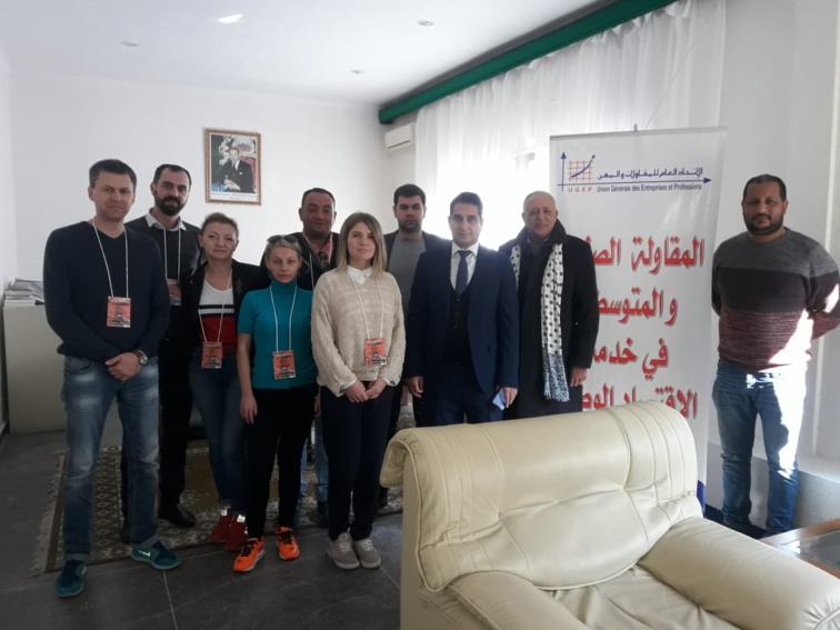الأخ مولاي أحمد أفيلال يستقبل عددا من رجال الأعمال الروس بالمقر المركزي للاتحاد العام للمقاولات والمهن بالدار البيضاء