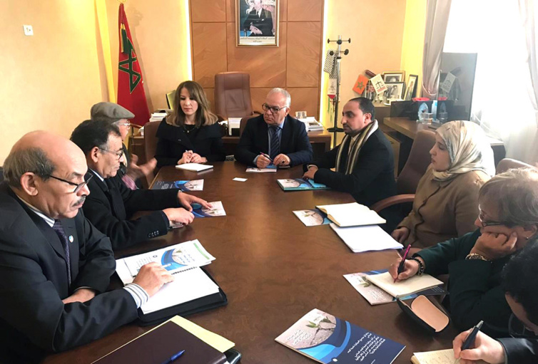 الأخ نورالدين مضيان يستقبل أعضاء الائتلاف المغربي من أجل المناخ والتنمية المستدامة الأخ نورالدين مضيان يستقبل أعضاء الائتلاف المغربي من أجل المناخ والتنمية المستدامة