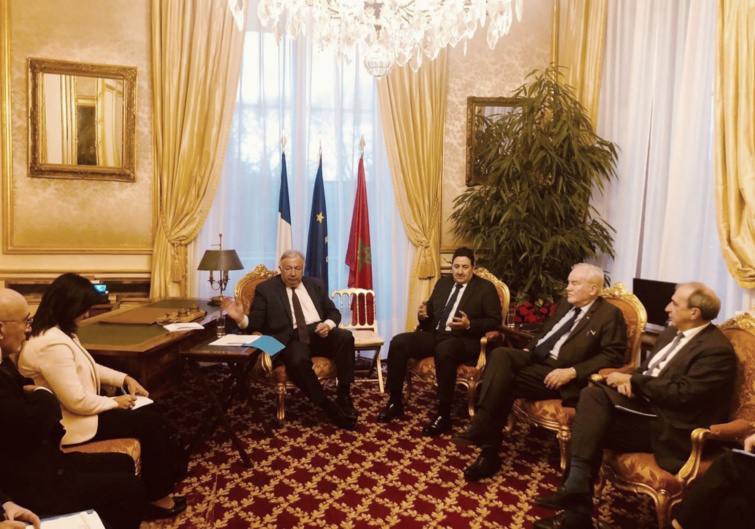 بباريس.. الأخ عبد الصمد قيوح الخليفة الأول لرئيس مجلس المستشارين يتباحث مع رئيس مجلس الشيوخ الفرنسي
