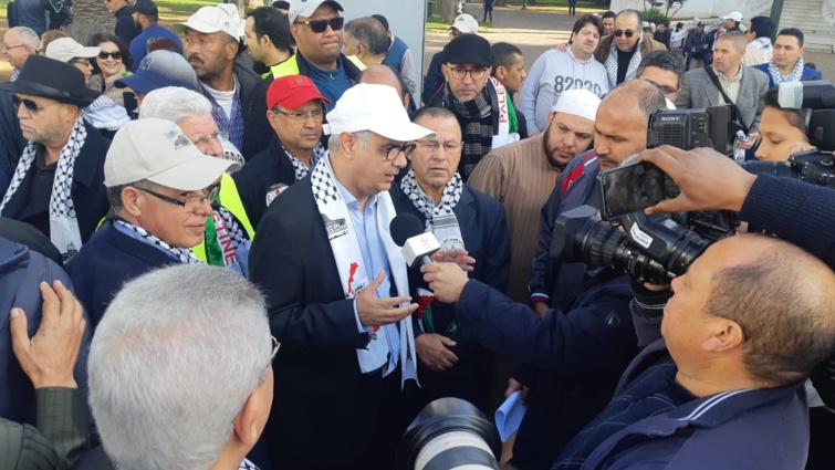 الأخ نزار بركة : مسيرة الرباط رسالة رفض جماعية ل"صفقة القرن" تعكس الإجماع الوطني المتجدد للشعب المغربي نصرة لفلسطين الأخ نزار بركة : مسيرة الرباط رسالة رفض جماعية ل"صفقة القرن" تعكس الإجماع الوطني المتجدد للشعب المغربي نصرة لفلسطين