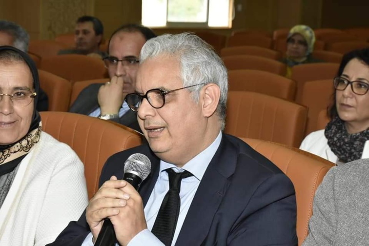 الأخ نزار بركة عن الأستاذة خناثة بنونة .."المحتفى بها برهنت على أن العطاء يجب أن يكون متنوعا وفيما ينبغي استثماره من أجل المستقبل"