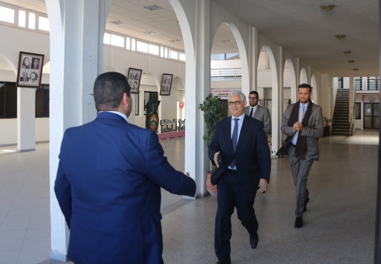الأخ نزار بركة يستقبل السيد عبد الهادي الحويج مبعوث رئيس مجلس النواب الليبي المكلف بالشؤون الخارجية والتعاون الدولي ورئيس حركة المستقبل الليبية