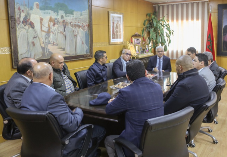 الأخ نزار بركة يستقبل السيد عبد المنعم الفتاحي الأمين العام لحزب العهد الديمقراطي والوفد المرافق له الأخ نزار بركة يستقبل السيد عبد المنعم الفتاحي الأمين العام لحزب العهد الديمقراطي والوفد المرافق له