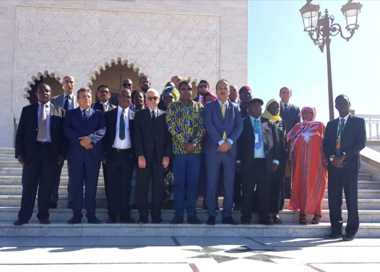 برلمانيو عمرم إفريقيا يترحمون على الروح الطاهرة لجلالة المغفور له الملك محمد الخامس وجلالة المغفور له الملك الحسن الثاني