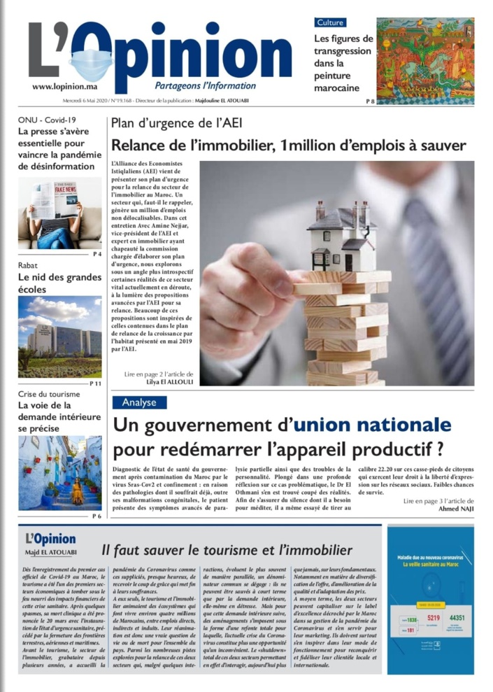 L'Opinion du Mercredi 6 Mai 2020