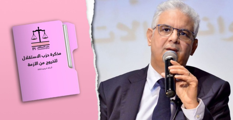 مذكرة حزب الاستقلال للخروج من الأزمة مذكرة حزب الاستقلال للخروج من الأزمة