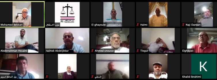 الدكتور عبد الجبار الرشيدي عضو اللجنة التنفيذية للحزب والمنسق الجهوي في اشغال  المجلس الإقليمي لحزب الاستقلال  بإقليم وزان