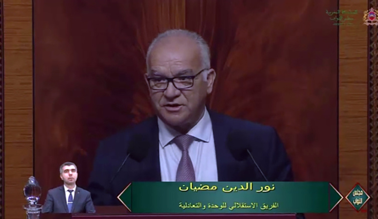 الأخ نورالدين مضيان: مشروع القانون المالي التعديلي لا يستجبب للانتظارات الملحة للمواطنين