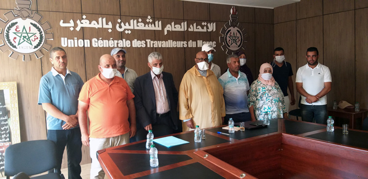 مواصلة الدينامية التنظيمية للاتحاد العام للشغالين بالمغرب