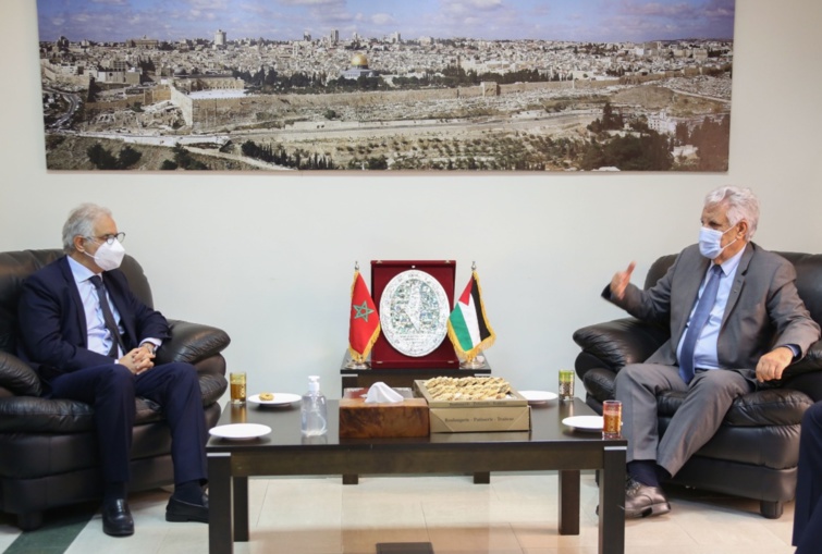 وفد استقلالي هام برئاسة الأخ نزار بركة في زيارة لسفارة دولة فلسطين لتأكيد الموقف المغربي الثابت والداعم للقضية الفلسطينية