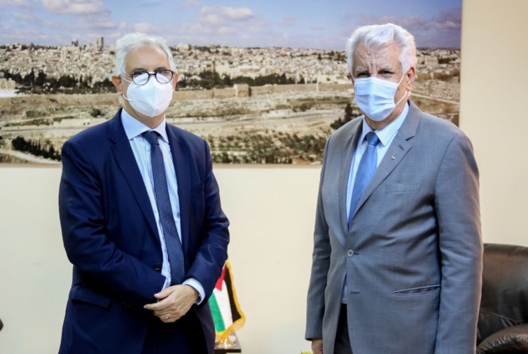 وفد استقلالي هام برئاسة الأخ نزار بركة في زيارة لسفارة دولة فلسطين لتأكيد الموقف المغربي الثابت والداعم للقضية الفلسطينية