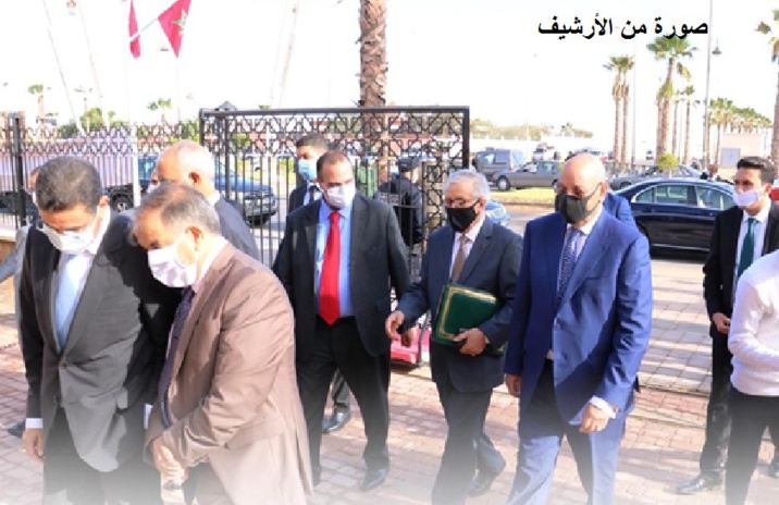 الأخ مولاي حمدي ولد الرشيد يشيد بالمهنية المتميزة والمسيرة الناجحة  للرئيس الأول لمحكمة الاستئناف بالعيون