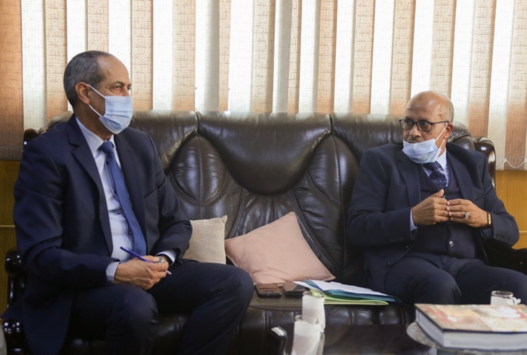 الأخ نزار بركة يستقبل السيد مولاي ابراهيم العثماني رئيس المجلس الإداري للتعاضدية العامة لموظفي الإدارات العمومية