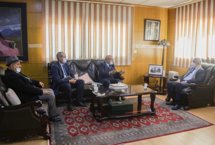 الأخ نزار بركة يستقبل السيد مولاي ابراهيم العثماني رئيس المجلس الإداري للتعاضدية العامة لموظفي الإدارات العمومية