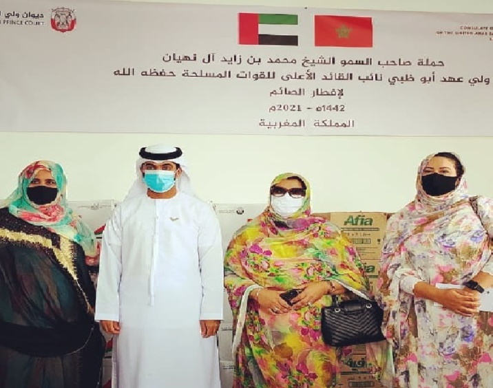 قنصل الإمارات بالعيون يشرف على انطلاق  مشروع إفطار الصائم بمكرمة من صاحب السمو الشيخ محمد بن زايد آل نهيان
