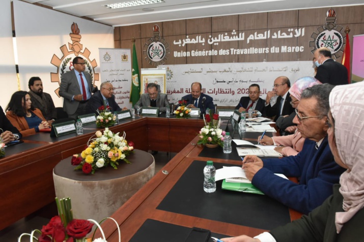 حصيلة عمل فريق الاتحاد العام للشغالين بمجلس المستشارين خلال الدورة الخريفية للسنة التشريعية 2021/2022