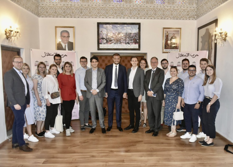 الأخ رحال المكاوي يستقبل وفدا عن حزب الشعب النمساوي الحاكم الأخ رحال المكاوي يستقبل وفدا عن حزب الشعب النمساوي الحاكم