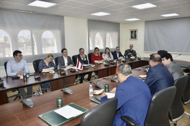 الأخ رحال المكاوي يستقبل وفدا عن حزب الشعب النمساوي الحاكم الأخ رحال المكاوي يستقبل وفدا عن حزب الشعب النمساوي الحاكم