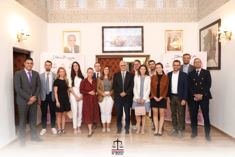 الأخ نزار بركة يستقبل وفدا عن شبيبة الحزب الشعبي الأوروبي الأخ نزار بركة يستقبل وفدا عن شبيبة الحزب الشعبي الأوروبي