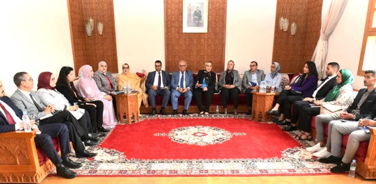 ​  الفريق الاستقلالي بمجلس النواب يستقبل عميد كلية علوم التربية وعددا من الأستاذة والطلبة