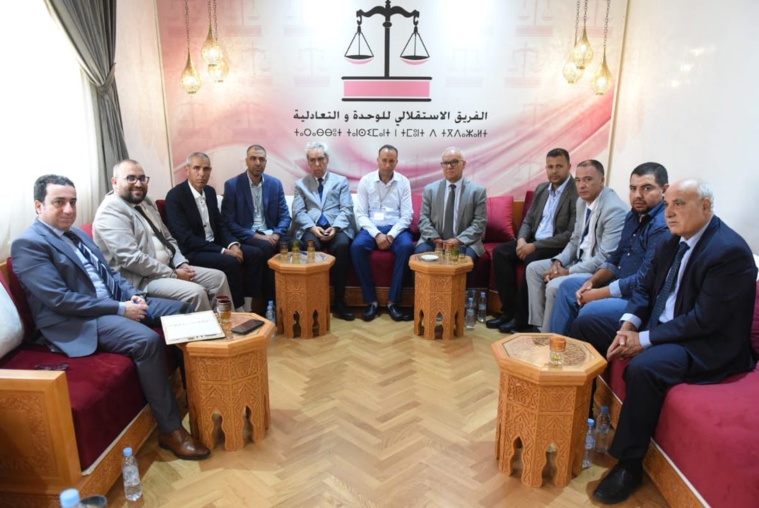 مستشارون جماعيون استقلاليون بجماعة زوادة بإقليم العرائش في ضيافة الفريق الاستقلالي بمجلس النواب