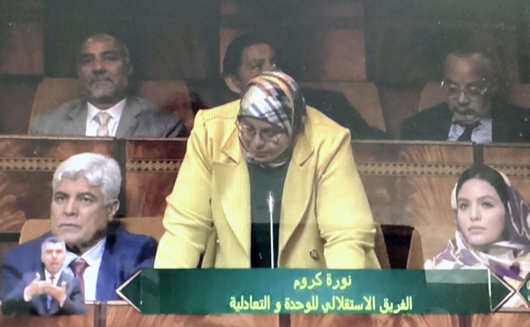 النائبة البرلمانية نورة كروم: ضرورة ضمان تسجيل جميع الأشخاص المعنين بنظام التأمين الاجباري عن المرض النائبة البرلمانية نورة كروم: ضرورة ضمان تسجيل جميع الأشخاص المعنين بنظام التأمين الاجباري عن المرض