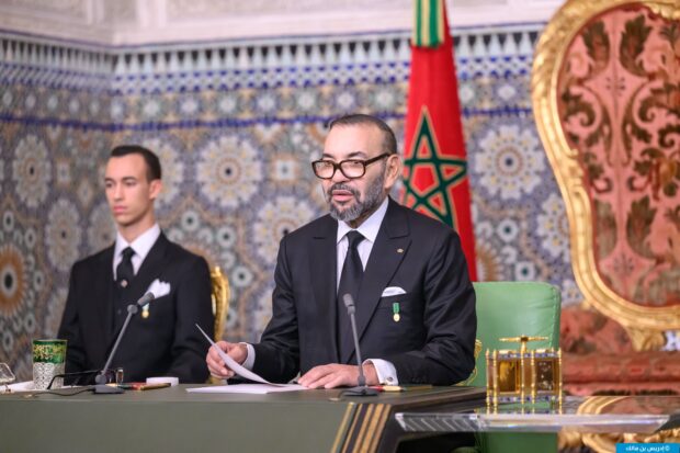 الخطاب الملكي السامي بمناسبة الذكرى الثامنة والأربعين للمسيرة الخضراء المظفرة الخطاب الملكي السامي بمناسبة الذكرى الثامنة والأربعين للمسيرة الخضراء المظفرة