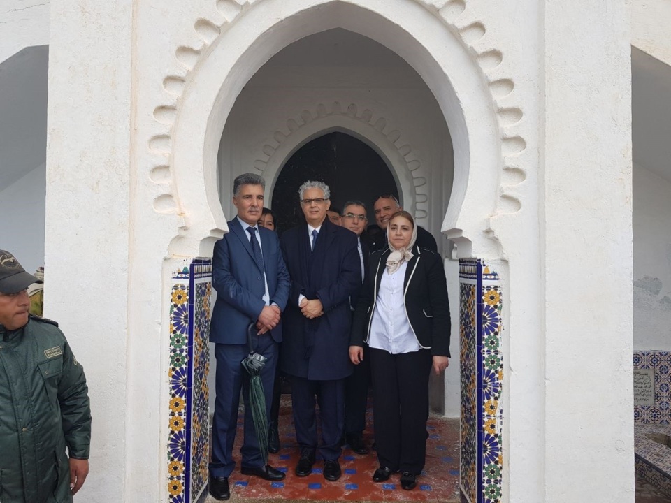 وفد استقلالي برئاسة الأستاذ نزار بركة يترحم على الروح الطاهرة لزعيم الوحدة