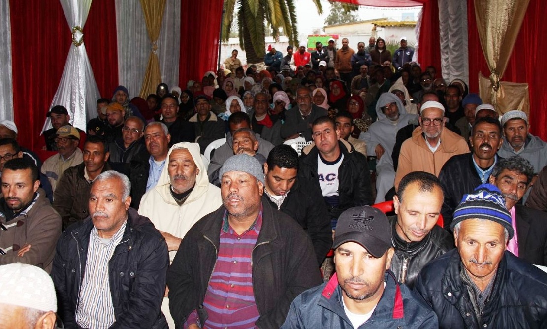 الأخ عزيز هيلالي يشرف على تجديد مكتب فرع حزب الاستقلال بسيدي علال التازي