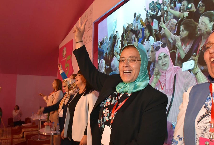 الأخت خديجة الزومي رئيسة جديدة لمنظمة المرأة الاستقلالية